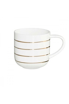 tasse et mugs asa - mug coppa golden line - blanc -