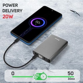 Batterie externe Swissten Batterie Externe 20000mAh Câbles USB-C et Batterie externe Swissten Batterie Externe 20000mAh Câbles USB-C et