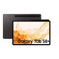 Galaxy Tab S8+ SM-X800 256 Go 31,5 cm (12.4") Qualcomm Snapdragon 8 Go Wi-Fi 6 (802.11ax) Android 12 Graphite
