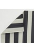 AUBRY GASPARD - Grand tapis d'extérieur en polypropylène 160 x 230 cm Rayures - Noir photo 4