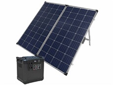 : Batterie nomade 455 Ah avec panneau solaire pliable 260 W