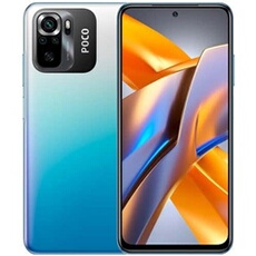 Smartphone Poco M5s MZB0CIZEU 6.4 FHD+ MediaTek Helio G95 4Go 64Go Android 12 Bleu