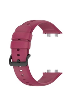 accessoires bracelet et montre connectée avizar bracelet pour oppo watch 3 pro silicone soft-touch sange à trous bordeaux