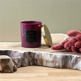 Bougie parfumée Douceur cachemire 180g avec vos fleurs Bougie parfumée Douceur cachemire 180g avec vos fleurs