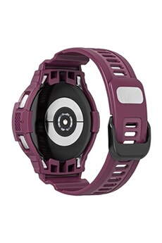 accessoires bracelet et montre connectée avizar bracelet pour galaxy watch 5 / 5 pro / 4 silicone ajustable bordeaux
