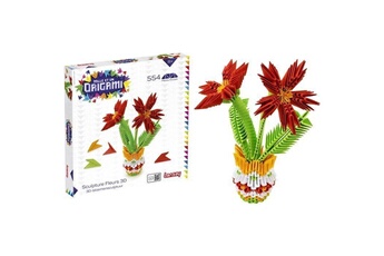 Autres jeux créatifs Lansay Kit créatif lansay mille et un origami sculpture fleurs 3d
