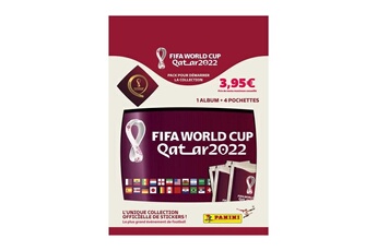 Carte à collectionner Panini Jeu de cartes panini world cup 2022 stk album 4 pochettes
