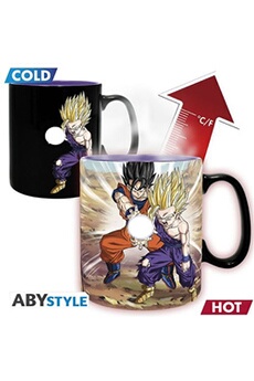 tasse et mugs abysse corp mug heat change - dragon ball - gohan cell - 460 ml