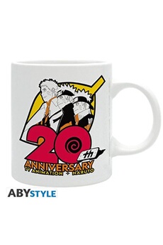 tasse et mugs abysse corp mug - naruto shippuden - anniversaire 20 ans - 320 ml