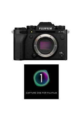 Appareil photo hybride Fujifilm x-t5 nu noir + logiciel capture one 21 fuji