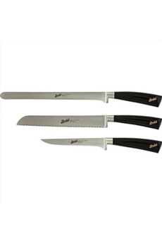 couteau berkel jeu de 3 couteaux à jambon elegance noir