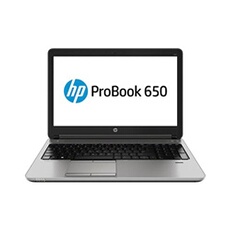 Ordinateur Portable HP Probook 650 G1 - Core I3 - Ram 8Go - SSD 256Go - Windows 10 Reconditionné