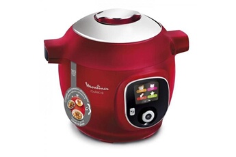 Robot préparation bébé Moulinex Multicuiseur - robot cuiseur moulinex ce85b510 intelligent cookeo+ 6 l - 180 recettes préprogrammées - 1600w - 6 modes de cuisson - rouge
