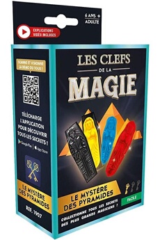 Jeu de rôles Les Clefs De La Magie Les clefs de la magie le mystère des pyramides - tour de magie - collection (toys & games) magic dream