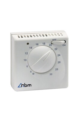 Thermostat et programmateur de température RBM Thermostat d'ambiance électromécanique ta3
