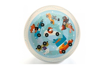 Balle, jouet sensoriel Djeco Traffic ballon de plage 22 cm bleu, multicolore