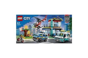 Lego Lego 60371 le qg des véhicules durgence city
