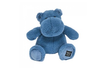 Doudou Histoire D Ours Hip'pie blue - hippopotame bleu 25cm