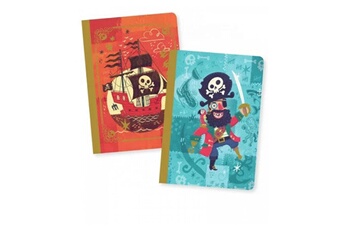 Dessin et coloriage enfant Djeco Duo de petits carnets - steve le pirate