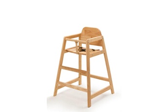Chaises hautes et réhausseurs bébé Geuther Emma - chaise haute empilable en bois naturel