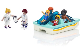 Figurine pour enfant PLAYMOBIL Pack playmobil avec 1 pédalo et 6 personnages