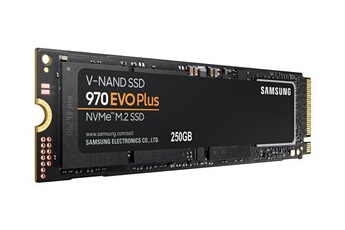 Carte mémoire SD Samsung Disque Dur SSD Evo Plus 250GB - NVME M.2 970