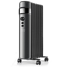 Alpatec Agadir 1500 - Radiateur à huile - mobile, pose au sol - 1500 Watt - noir