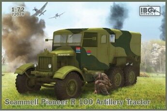 Maquette Ibg Plastic model scammell pioneer r100 artillery tractor
