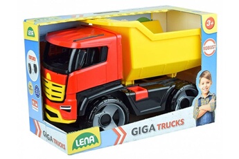 Voiture Lena Lena 2143 camion à benne giga truck, camion à benne titan env. 51 cm, grand véhicule jouet de chantier pour les enfants à partir de 3 ans,