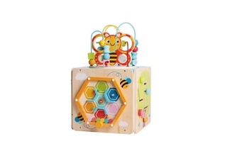 Autres jeux d'éveil Iwood Iwood multi activity box small wooden bee