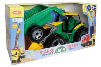 Voiture Lena Tractor with bucket and trailer 90 cm