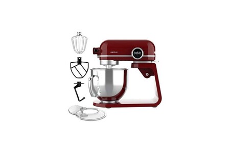 Robot pâtissier Cecotec Mixeur/mélangeur de pâte Twist&Fusion 4500 Luxury Red