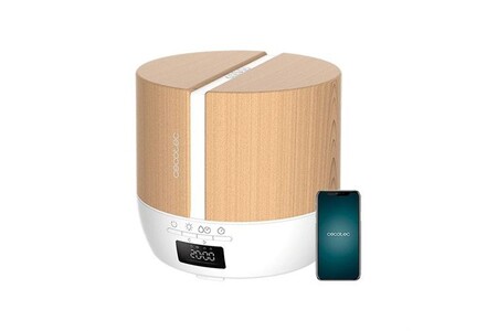 Humidificateur bébé Cecotec Humidificateur PureAroma 550 Connected White Woody (500 ml)