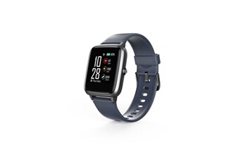 montre connectée hama montre connectée fit watch 4900 00178604 1.3 lcd bluetooth gps ip68 android ios bleu