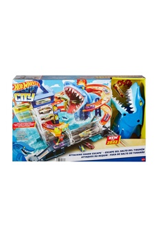 Voiture Mattel Mattel hdp06 - hot wheels coffret l'attaque du requin