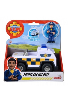 Circuit voitures Simba Police jeep 4x4 mini fireman sam
