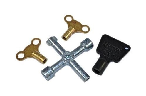 Autre clés et douilles Non renseigné Bulk hardware assortiment de clés de  purge pour radiateur