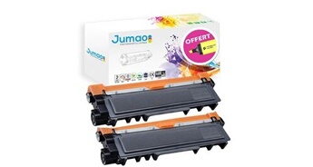 2 toners cartouches type tn2320 pour brother dcp-l2520dw, noir 2600 pages