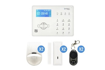 Kit sécurité pour la maison Iprotect Evolution Kit Alarme maison RTC 04 avec centrale tactile