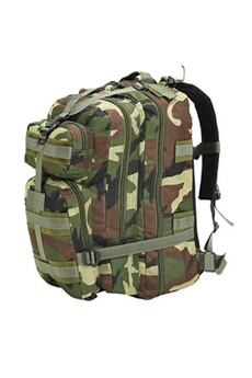 sac de voyage vidaxl sac à dos en style d'armée 50 l camouflage
