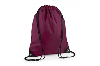 sac à bandoulière generique sac à dos à bretelles - gym - linge sale - chaussures - bg10 - rouge bordeau