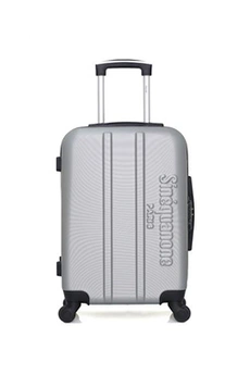 valise sinéquanone sinequanone - valise cabine abs olympe 4 roues 55 cm - gris