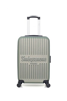 valise sinéquanone sinequanone - valise weekend abs eos-a 4 roues 60 cm - kaki