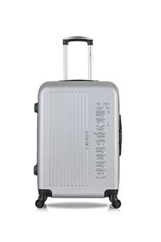 valise sinéquanone sinequanone - valise weekend abs ceres 4 roues 65 cm - gris