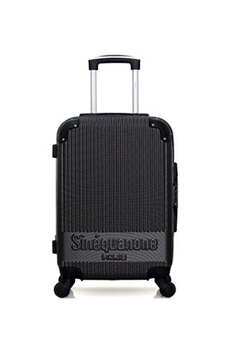 valise sinéquanone sinequanone - valise cabine abs rhea 4 roues 55 cm - noir