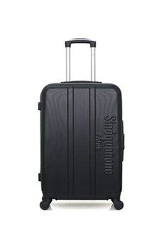 valise sinéquanone sinequanone- valise weekend abs olympe 4 roues 65 cm - noir
