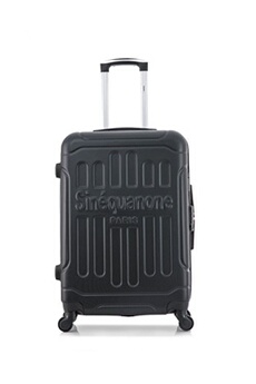 valise sinéquanone sinequanone - valise weekend abs hemera 4 roues 65 cm - noir