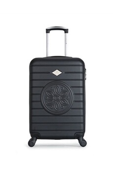 valise gerard pasquier - valise cabine abs mimosa-e 4 roulettes 50 cm - noir