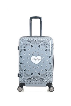 valise lollipops - valise weekend abs/pc camomille 4 roues 65 cm - gris