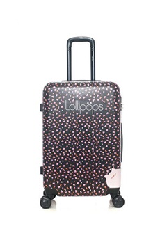 valise lollipops - valise weekend abs/pc coquelicot 4 roues 65 cm - gris fonce